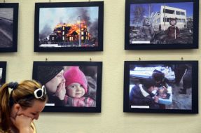 Photo exhibition "Crimes of terrorists Luhansk and Donetsk People's Republic against humanity"
