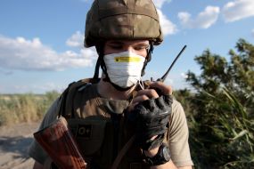 Тактические учения в Донецкой области