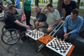 Participants of chess tournament