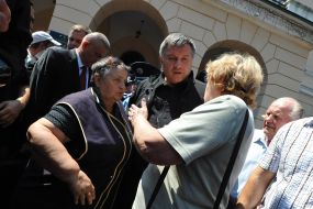 The working trip of Arsen Avakov in Sambor