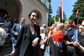 Eka Zguladze in Sambor