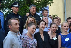 Eka Zguladze and Arsen Avakov