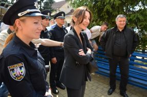 Eka Zguladze and Arsen Avakov