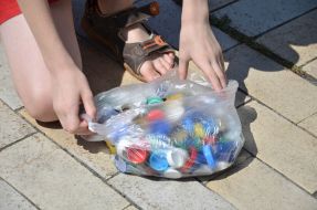 Collection of plastic