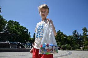 Collection of plastic