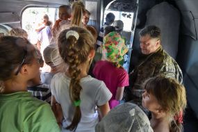Working visit of Poroshenko in Mykolayiv region