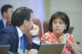 Aivaras Abromavicius and Natalya Yaresko