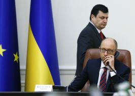 Aleksandr Kvitashvili and Arseniy Yatsenyuk