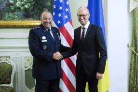 Arseniy Yatsenyuk and Philip Breedlove