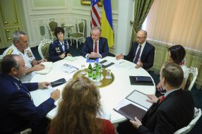 Arseniy Yatsenyuk and Philip Breedlove