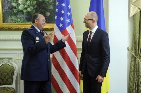 Arseniy Yatsenyuk and Philip Breedlove