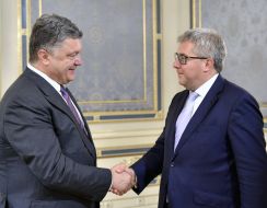 Petr Poroshenko and Richard Czarnecki