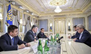 Petr Poroshenko and Richard Czarnecki