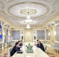 Petr Poroshenko and Richard Czarnecki