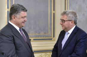 Petr Poroshenko and Richard Czarnecki