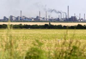 View of the Avdiivka Coke Plant