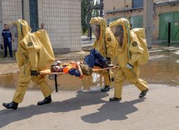 Эвакуация людей с места возможной аварии