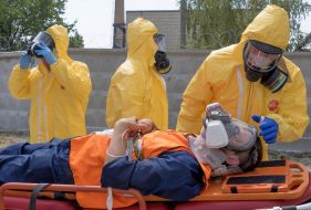 Эвакуация людей с места возможной аварии