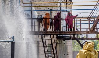 Учения спасательных служб