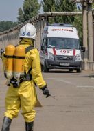 Учения спасательных служб