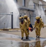 Эвакуация людей с места возможной аварии