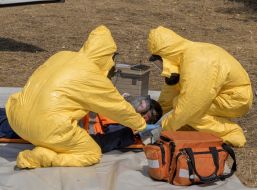 Эвакуация людей с места возможной аварии