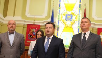 Tomas Semonyak, Stepan Poltorak and Juozas Olekas