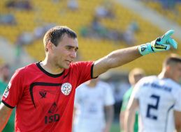 Playing moment of match