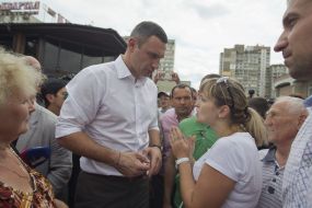 Vitali Klitschko talks to entrepreneurs