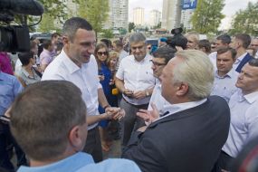 Vitali Klitschko talks to entrepreneurs