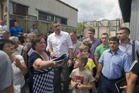 Vitali Klitschko talks to entrepreneurs