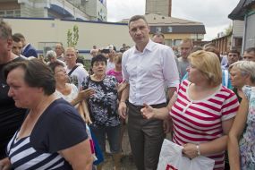 Vitali Klitschko talks to entrepreneurs