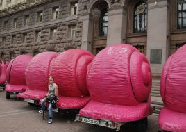 Акция протеста владельцев кофемобилей