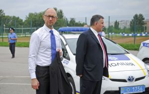 Arseniy Yatsenyuk and Arsen Avakov