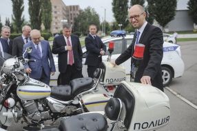 Sergey Storozhenko, Arsen Avakov and Arseniy Yatsenyuk