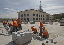 Реконструкция Почтовой площади