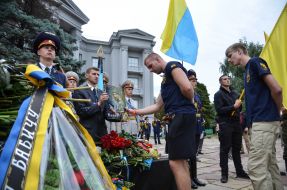 Last respects with Yaroslav Babich