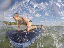 Rest on the Svityaz lake