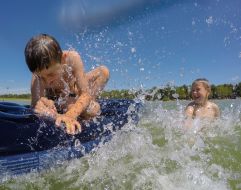 Rest on the Svityaz lake