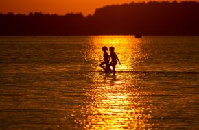 Rest on the Svityaz lake