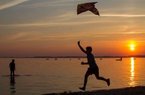 Rest on the Svityaz lake