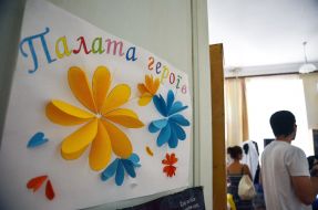 Veterans Marines in a military hospital