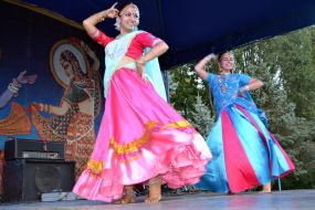Participants of the Indian culture festival