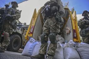 Law enforcers seized near bags of amber
