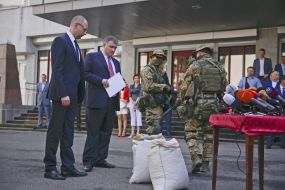 Arseniy Yatsenyuk and Arsen Avakov