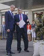 Arseniy Yatsenyuk and Arsen Avakov