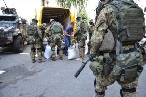 Law enforcers seized near bags of amber