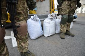 Law enforcers seized near bags of amber