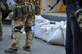 Law enforcers seized near bags of amber