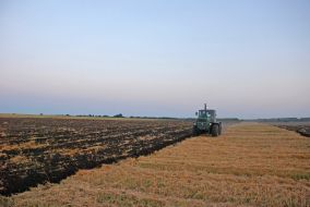 Preparing fields for sowing winter crops